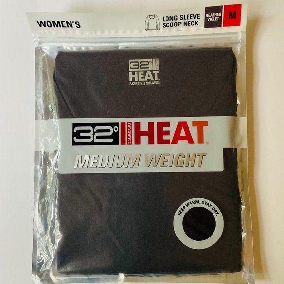 32 DEGREE HEAT Women's Long Sleeve Scoop Neck Top NIP - Picture 1 of 6